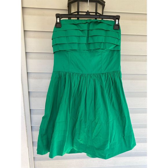 Jack by BB Dakota NWT Strapless Dress in Glass Green Sz Medium St Patrick's Day - Picture 3 of 14